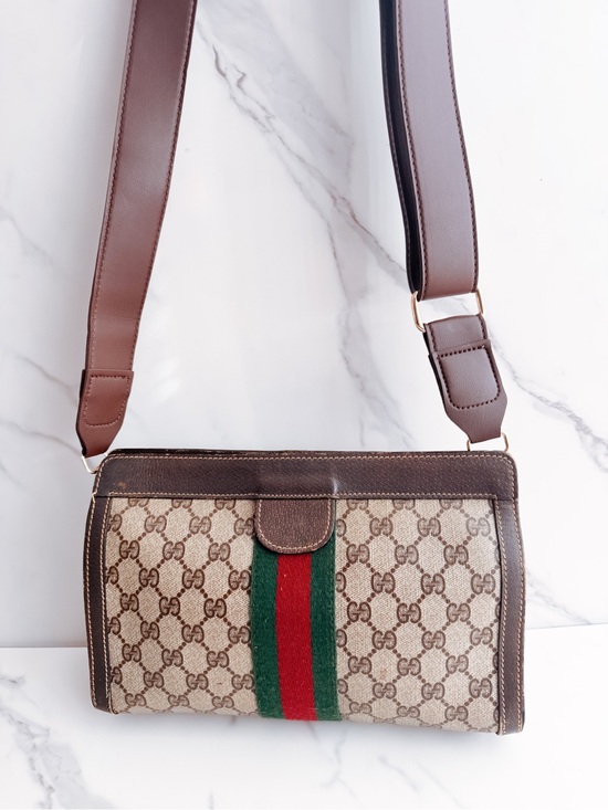 Gucci Handbags - GUCCI GG Ophidia Sherry line clutch as crossbody bag ❤️💚